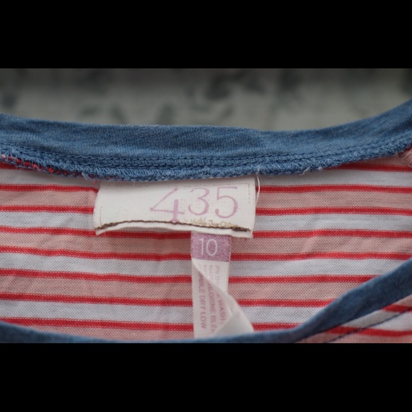 435 by Matilda Jane Red, White, and Blue 3/4 Sleeve Tee Shirt - Picture 5 of 5